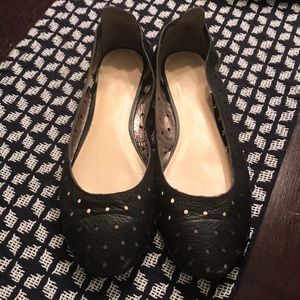 Nine west flats perforated